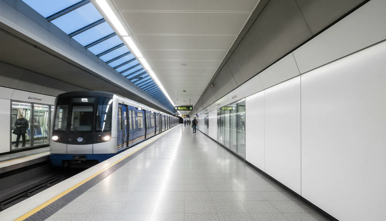 Andén del metro de Madrid