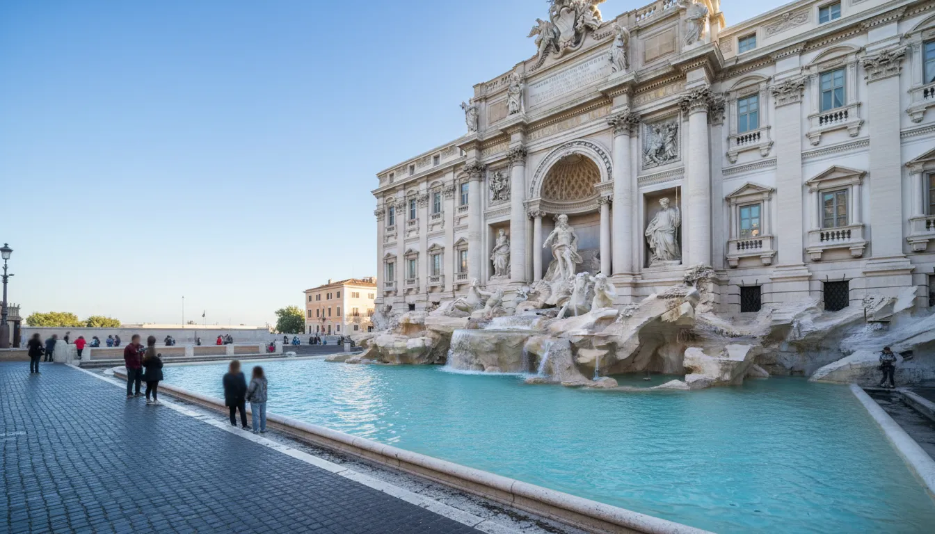 La Fontana di Trevi en Roma