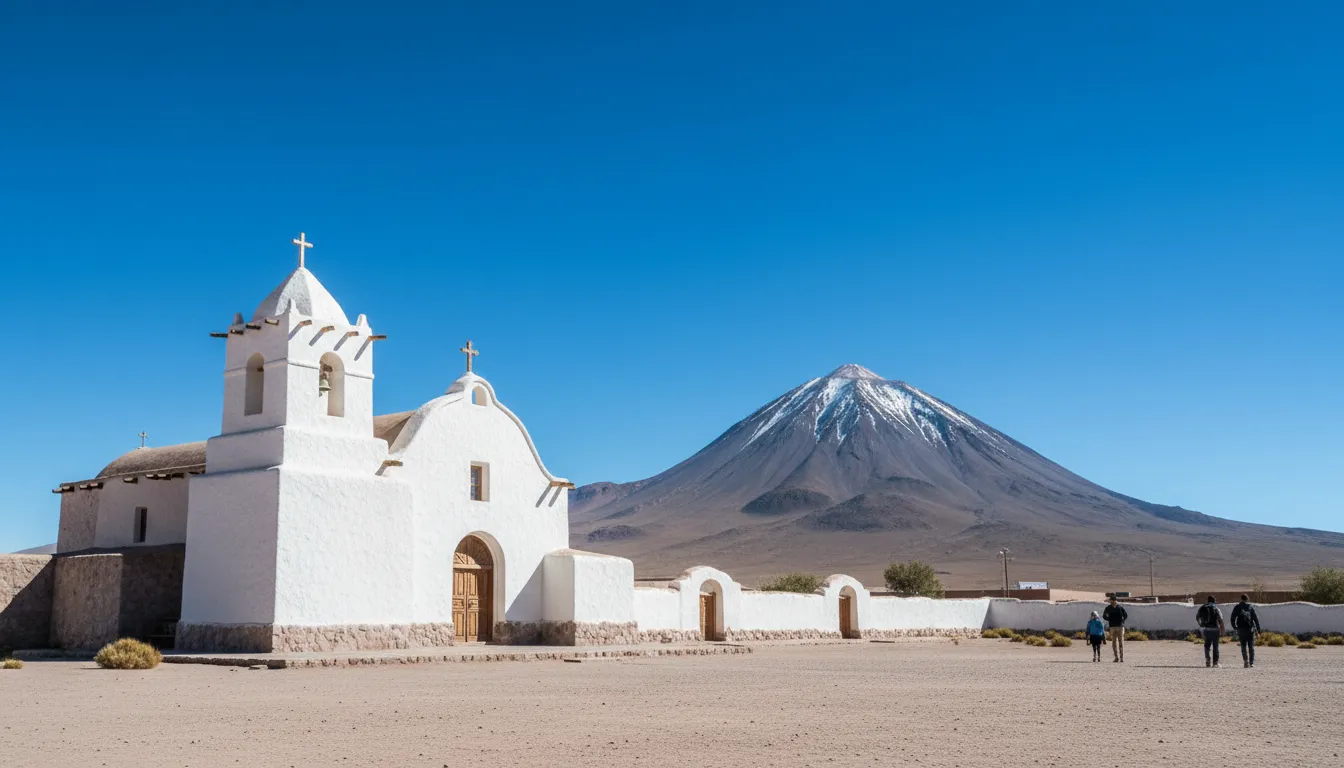 Iglesia de adobe de San Pedro de Atacama
