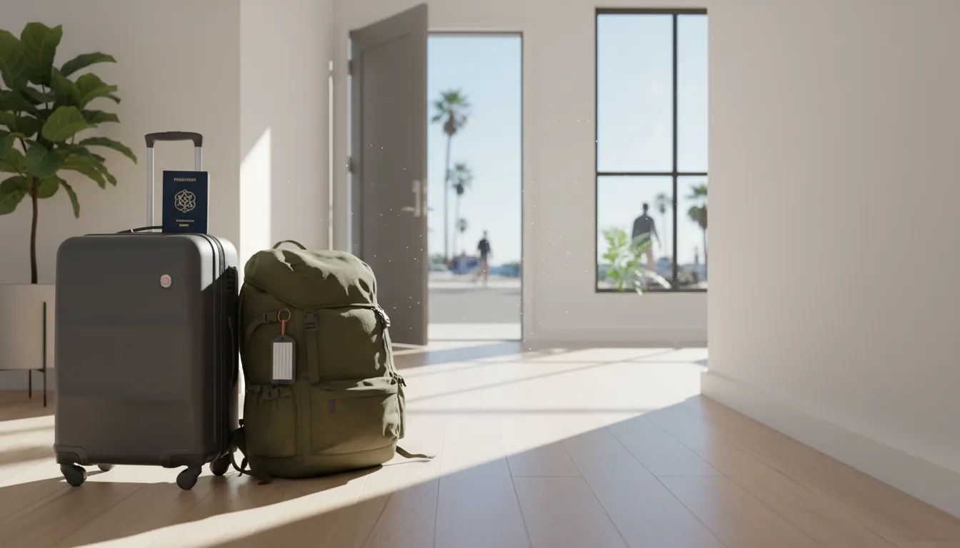Equipaje listo para el viaje